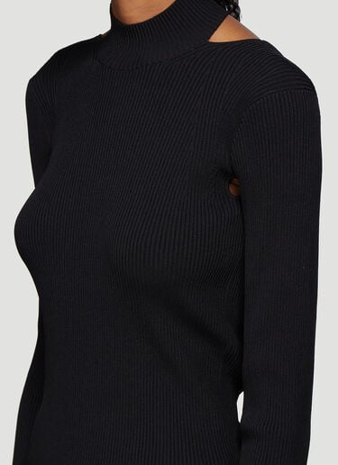 Open Back Sweater Helmut Lang Open Back Sweater Black hlm0237001