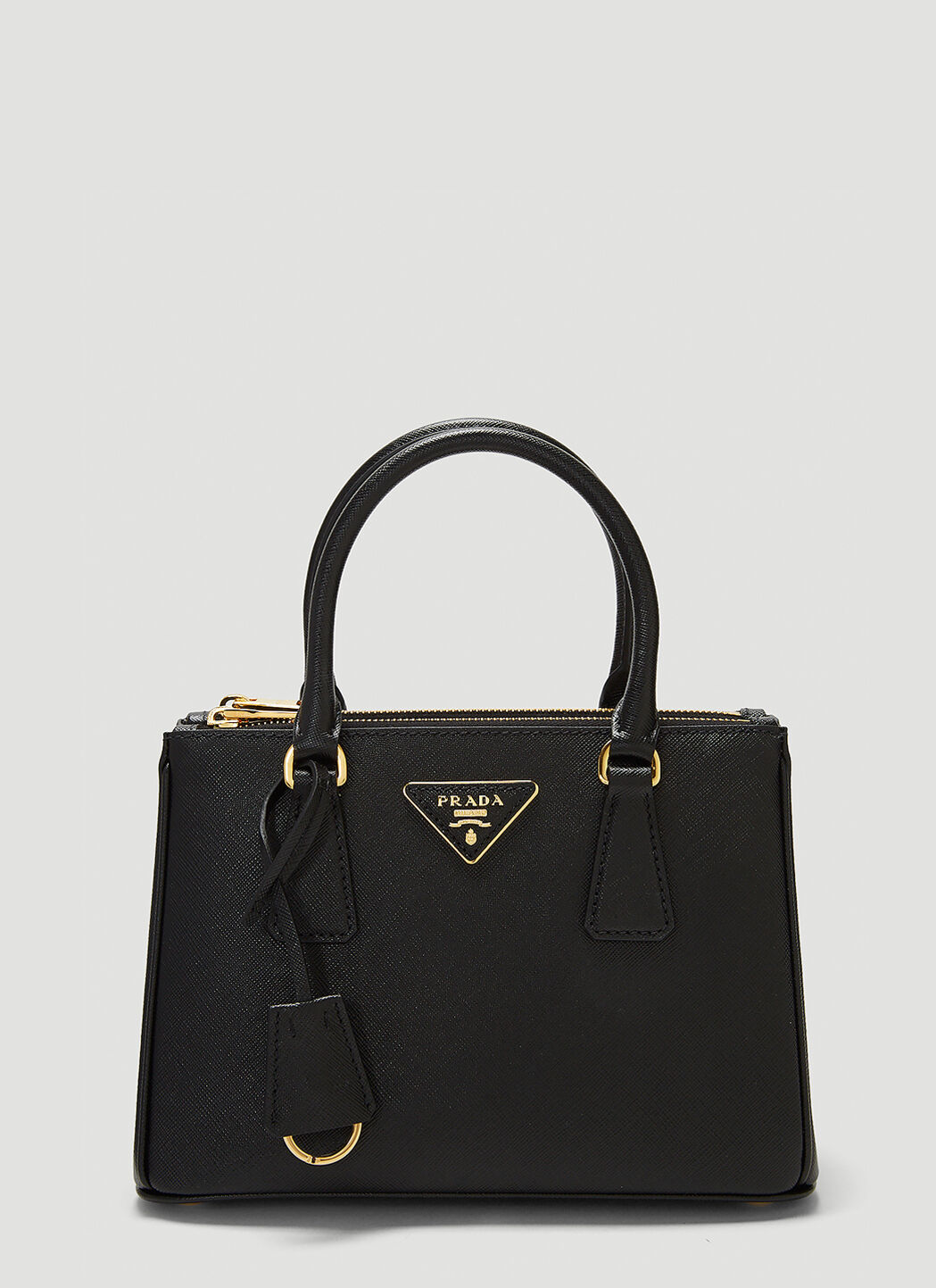 Prada Black Galleria Mini Tote Bag LN CC