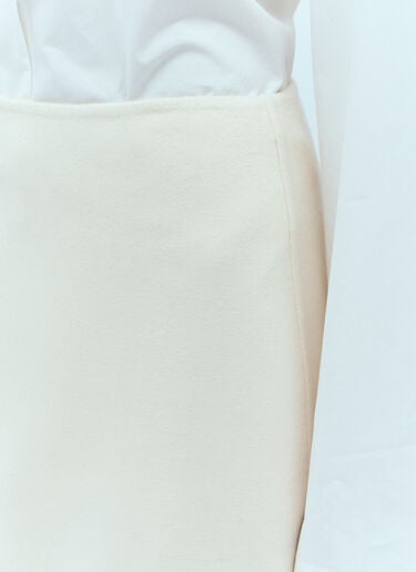 The Row Bartellette Midi Skirt Beige row0255002