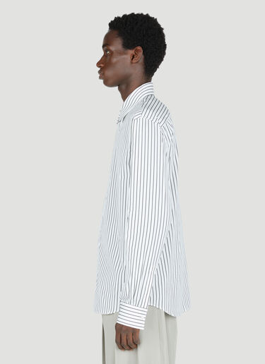 Bottega Veneta 细条纹府绸衬衫 白色 bov0154009
