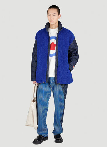 Kenzo Archive Logo Zip Up Jacket Blue knz0154018