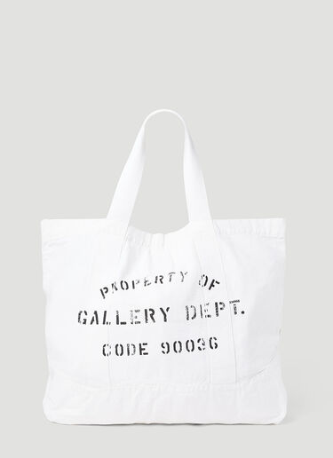 Logo Print Canvas Tote Bag Gallery Dept. Logo Print Canvas Tote Bag White gdp0152039