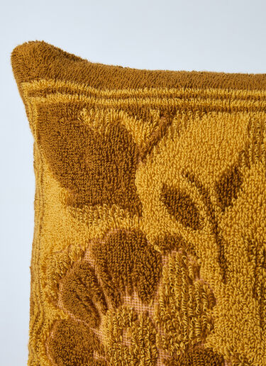 Chloé Logo Motif Beach Pillow Yellow chl0261054