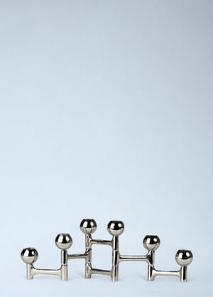 POLSPOTTEN Round Folding Candle Holder Silver wps0692217