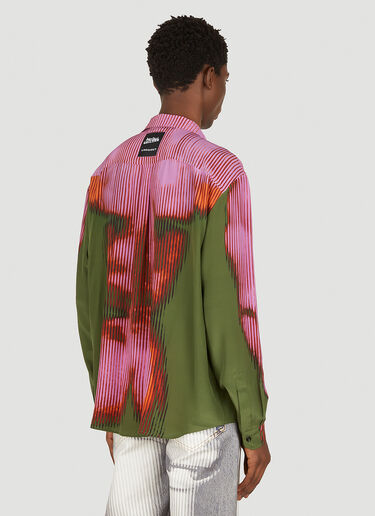 Y/Project x Jean Paul Gaultier Body Morph Pyjama Shirt Pink ypg0350007