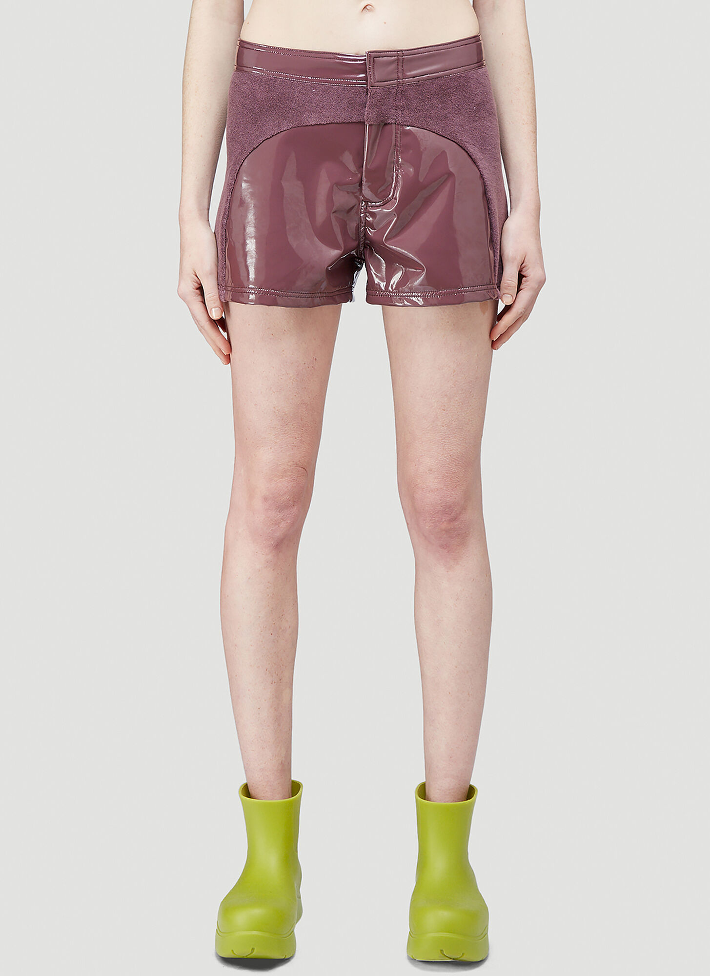Shop Maisie Wilen Cyborg Shorts In Red