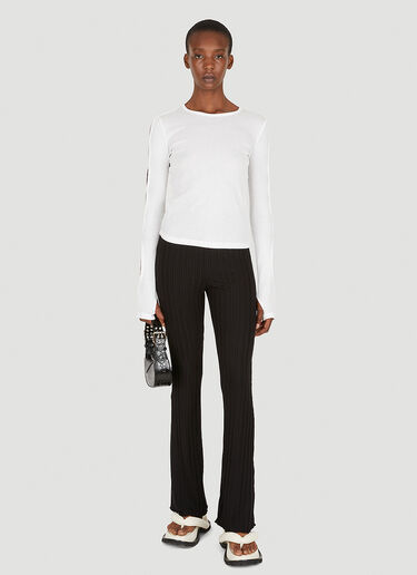 SIMON MILLER Saturn Ribbed Pants Black smi0249036