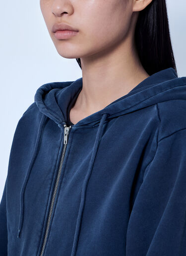 Entire Studios Slim Zip Up Hoodie Navy ent0266039