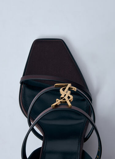Saint Laurent Cassandre Wedges Brown sla0259024