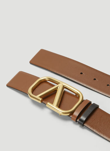 Valentino Vlogo Belt Brown val0241052