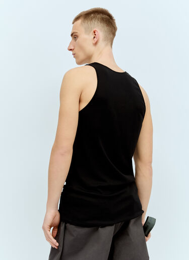 Lemaire Rib Debardeur Tank Top Black lem0156012