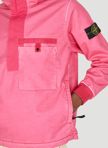 Stone Island Dyed Anorak Jacket Pink sto0148025
