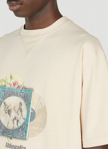 Ahluwalia Power T-Shirt Beige ahl0152004