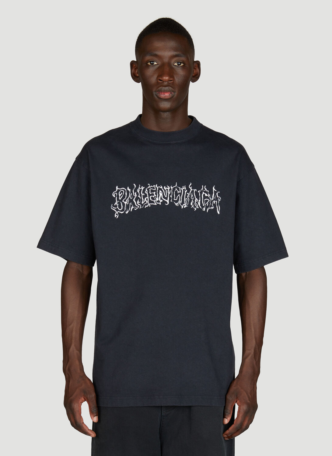 Shop Balenciaga Darkwave T-shirt In Black