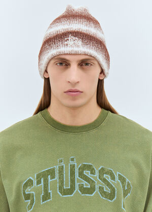 Stüssy Cuff Basic Striped Beanie Hat Grey sts0159008