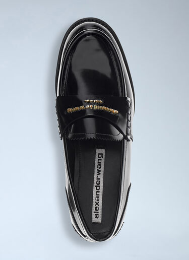 Alexander Wang Logo 懒人鞋 黑色 awg0245032