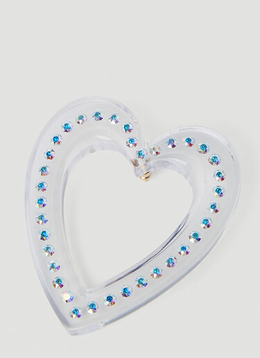 SAFSAFU Big Heart Earrings Transparent saf0251001