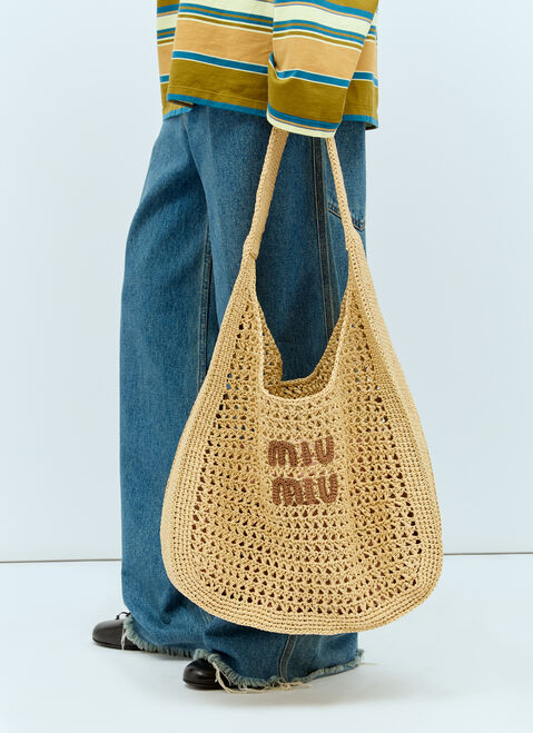 Bottega Veneta Crochet Shoulder Bag Green bov0255087