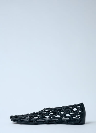Jil Sander デコルテバレリーナパンプス  ブラック jil0259020