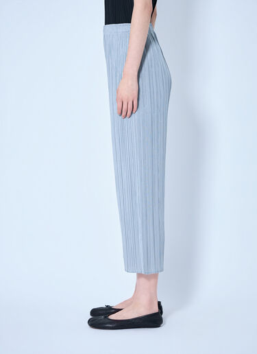 Pleats Please Issey Miyake Pleated Wide-Leg Trousers Grey plp0264010