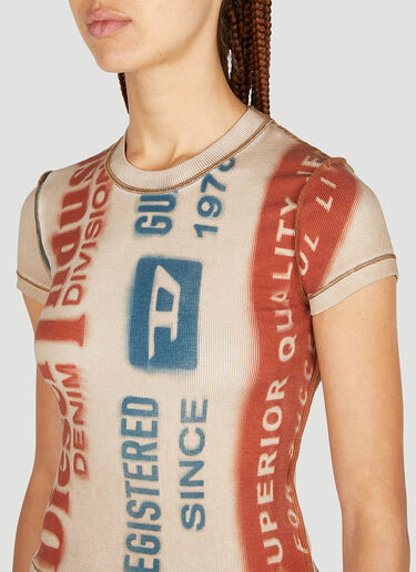 Diesel T-Skinzy-G2 T 恤 米色 dsl0251014