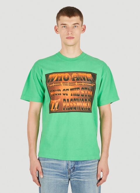 Come Tees Who Am I Raver T-Shirt Red com0349001