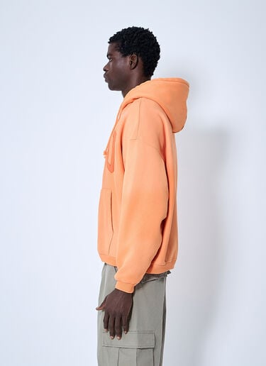 Stüssy ロゴモチーフ フード付きスウェットシャツ  オレンジ sts0160010