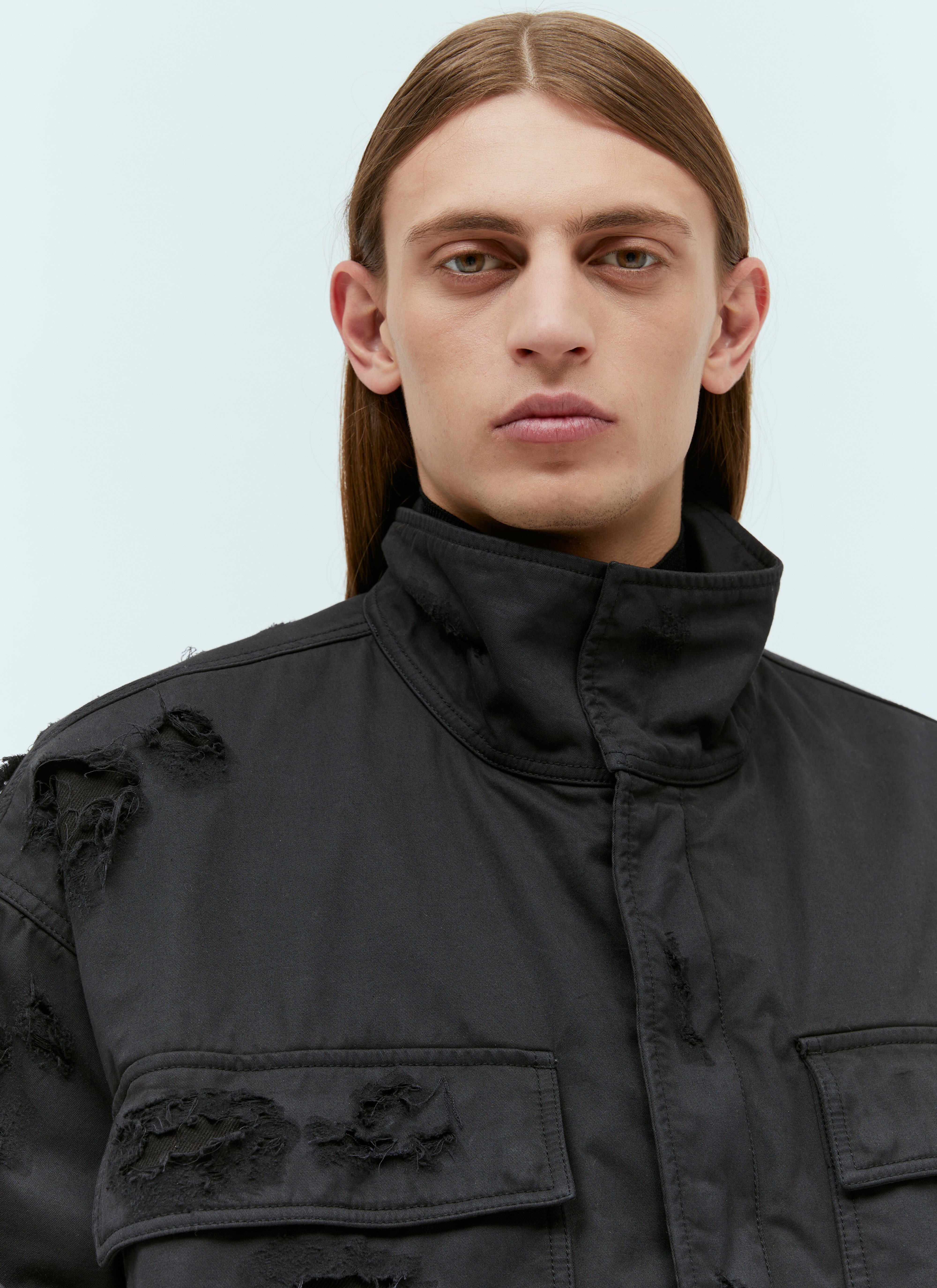 ネットで注文 Diesel Men's' LN-CC® | Black in Jacket J-Oise ジャケット・アウター