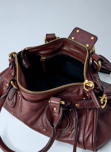 LN-CC® - Chloé: Paddington Grained Shoulder Bag - Brown Chloé Paddington Grained Shoulder Bag Brown chl0265052