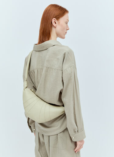 Lemaire 스몰 Croissant 숄더백 베이지 lem0256014