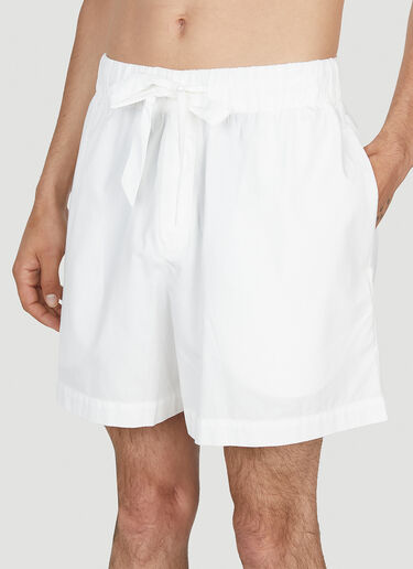 Tekla 抽绳睡裤式短裤 白色 tek0353014