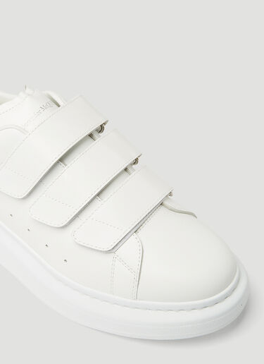 Alexander McQueen Oversized Triple Strap Sneakers Black amq0248016