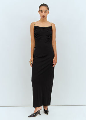 Chopova Lowena Viscose Jersey Dress Pink cho0260001