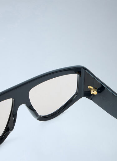 LN-CC® - Bottega Veneta: Classic Geometric Frame Sunglasses - Black Bottega Veneta Classic Geometric Frame Sunglasses Black bov0265011