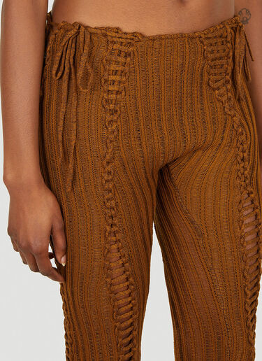 Split and Tear Pants Isa Boulder Split and Tear Pants Brown isa0249002