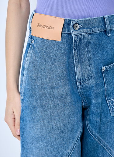 JW Anderson Twisted Workwear Jeans Blue jwa0259001
