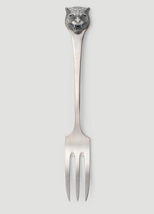 Gucci Set of Two Tiger Dessert Forks Blue wps0691253
