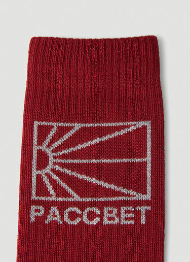 Rassvet Logo Intarsia Socks Red rsv0148037