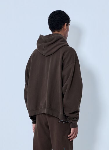Gallery Dept. Abstract Print Hoodie Brown gdp0163009