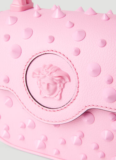 Versace La Medusa Spike Mini Shoulder Bag Pink vrs0251034
