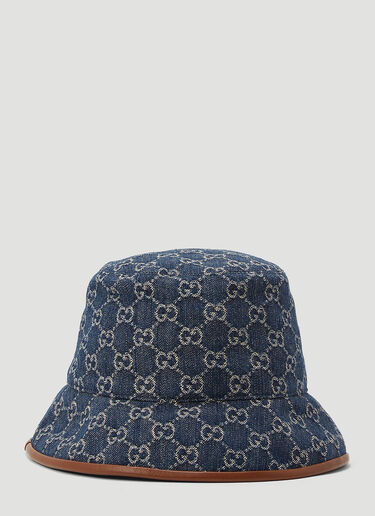 Gucci GG Denim Bucket Hat Blue guc0143078