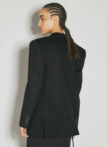 Wool-Blend Blazer Saint Laurent Wool-Blend Blazer Black sla0254015