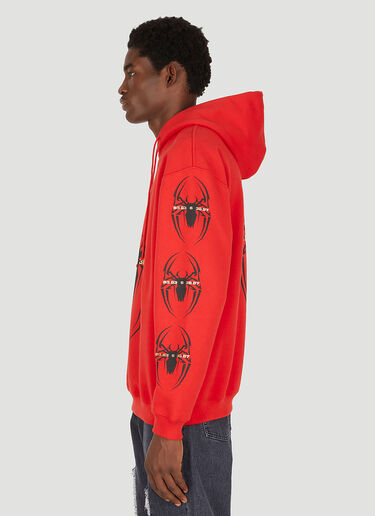 VTMNTS Spider Hooded Sweatshirt Red vtm0350014