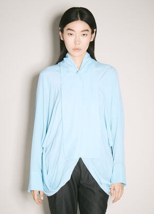 Kiko Kostadinov コートテールシャツ  ライトブルー kko0254007