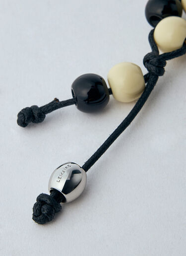 Lemaire Beaded Keyring Black lem0360001