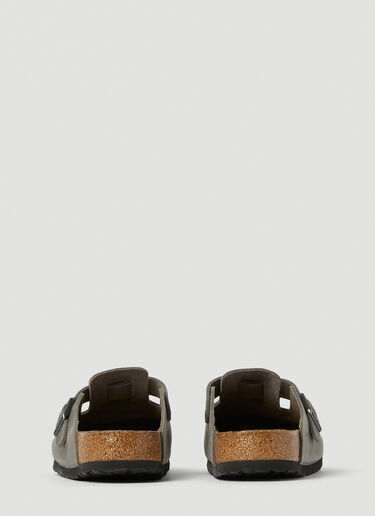Birkenstock Boston Oiled Leather Mules Black brk0150010