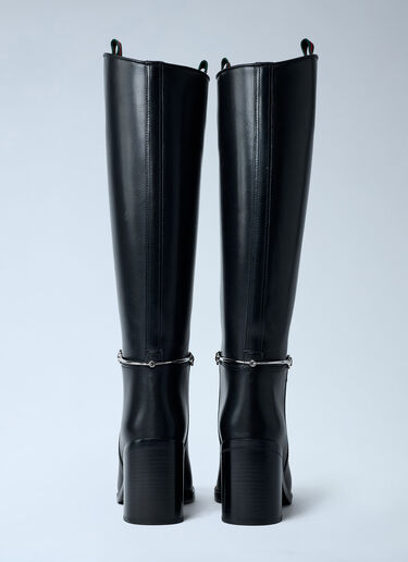 Slim Clamp Boots Gucci Slim Clamp Boots Black guc0261059