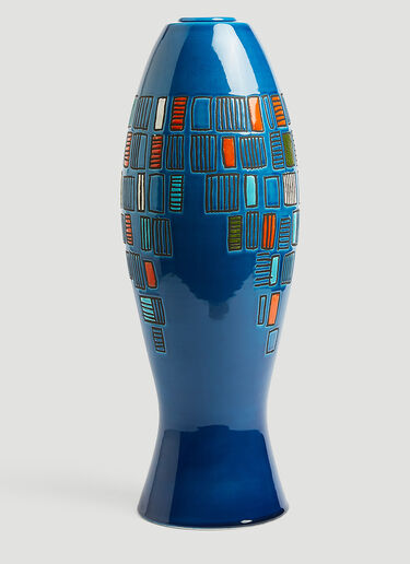 Bitossi Ceramiche Capogrossi Vase Blue wps0644279