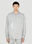 Thom Browne Long Sleeve Knit Polo Top Grey thb0152003