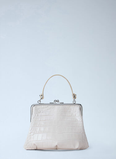 LN-CC® - Vivienne Westwood: Granny Frame Purse - White Vivienne Westwood Granny Frame Purse White vvw0265044